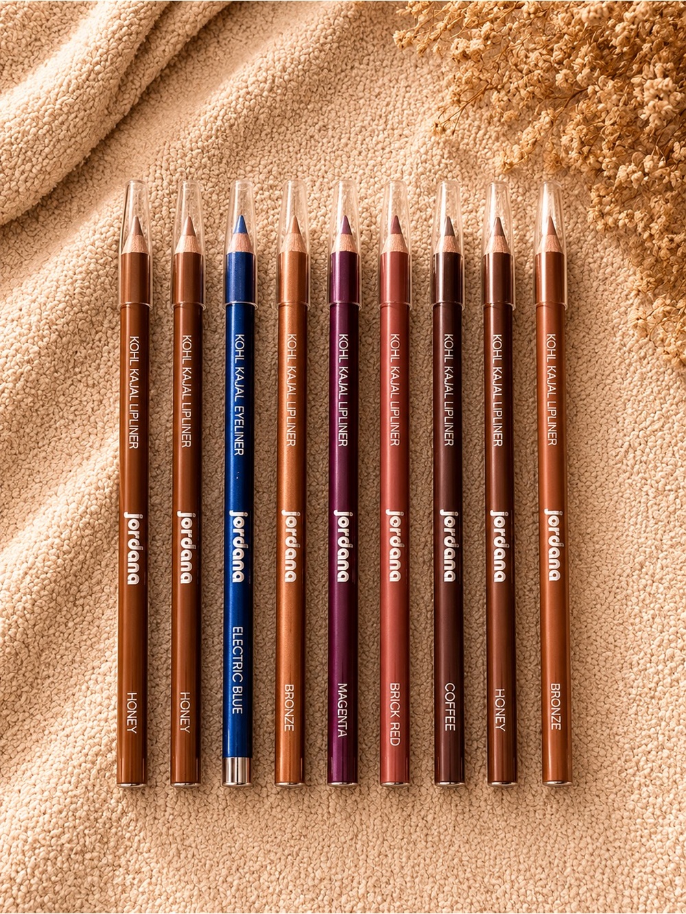 Jordana Kohl Kajal Lipliner Pencil Set - Mixed Shades